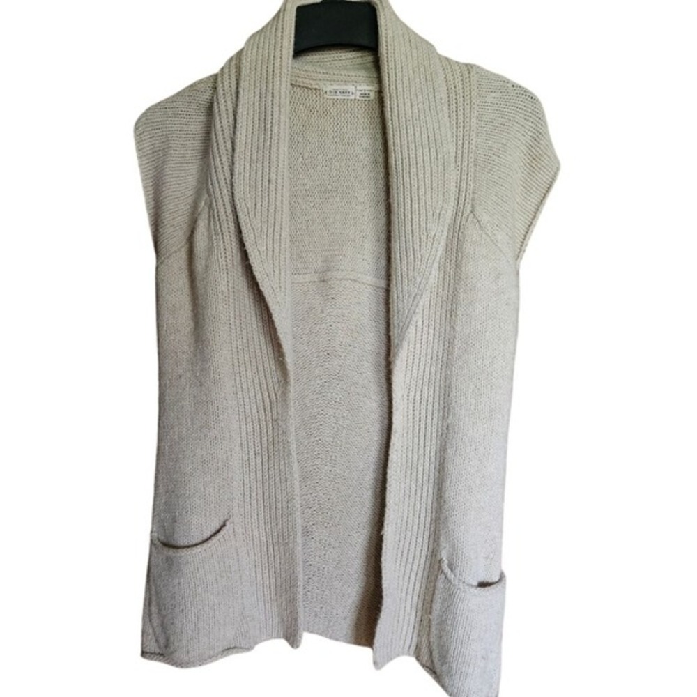Old Navy Small Beige Open Knit Cardigan‎ Boho Coastal Cowgirl Crochet Knit 90s